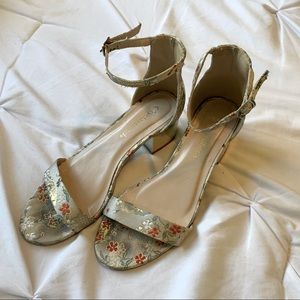 Cityclassified Brocade Block Heels